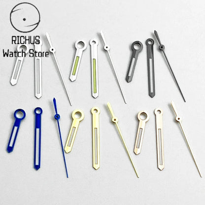NH35 Hands Silver/Blue Watch Hands Fit NH35 NH36 PT5000 ETA2836 2824 DG2813 3804 Miyota8215 8205 821A Movement Watch Accessories
