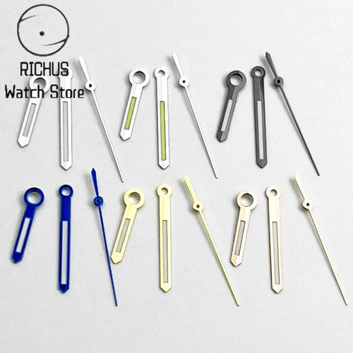 NH35 Hands Silver/Blue Watch Hands Fit NH35 NH36 PT5000 ETA2836 2824 DG2813 3804 Miyota8215 8205 821A Movement Watch Accessories