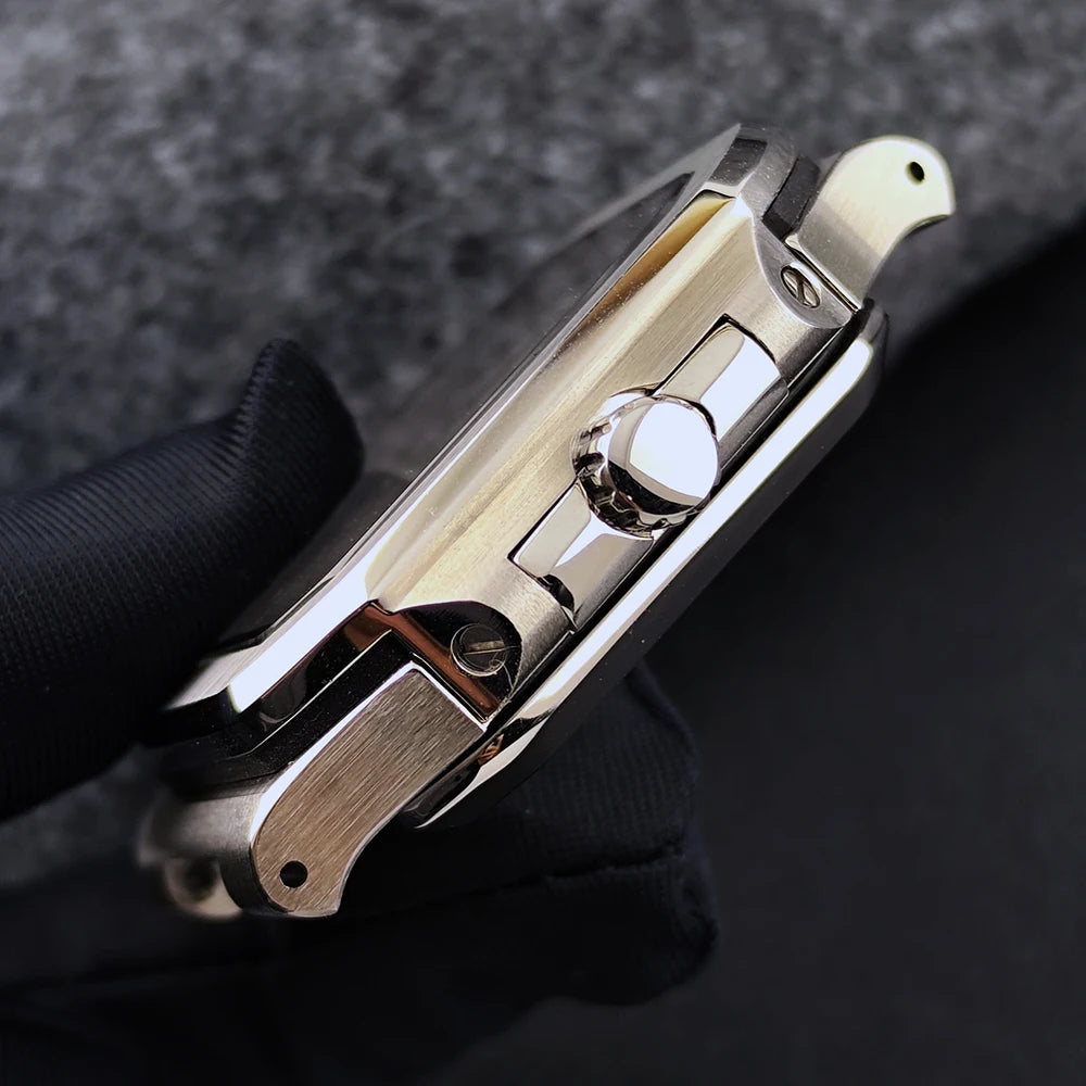 NH35 watch case men's automatic watch 38.5mm stainless steel case suitable for NH35 movement watch accessories