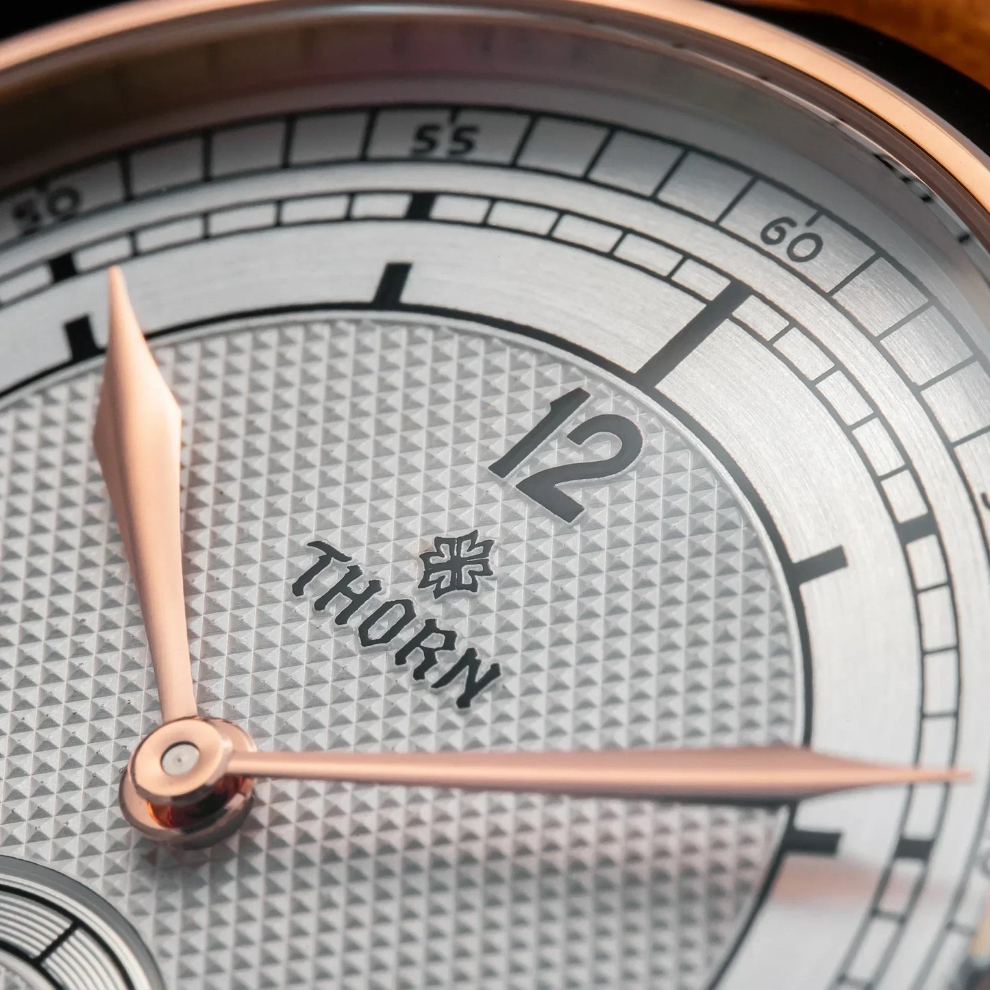 THORN Too1  quartz Sub Second Watch 37mm Case 3ATM AR Sapphire Pilot