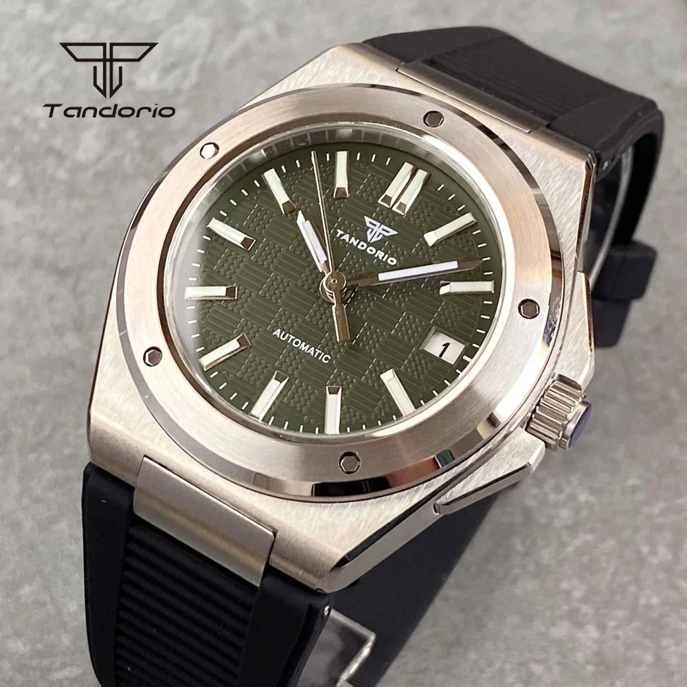 Tandorio Engineer Watch TD331B Seiko NH35 Sapphire Dress 40MM