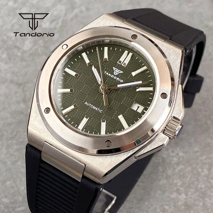 Tandorio Engineer Watch TD331B Seiko NH35 Sapphire Dress 40MM