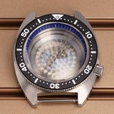 41mm Modified Turtle Watch Case Sapphire For Abalone/tuna mouth 6105 Captain Willard TMI NH35 NH36 NH38 4R Movement Stainless Steel Watch Accessories