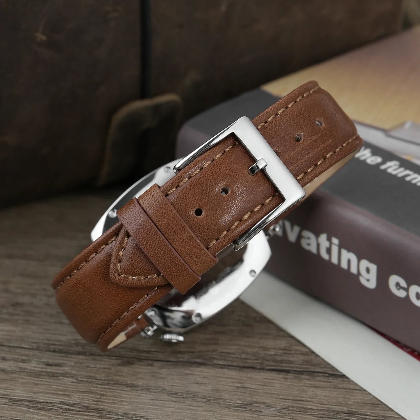 Militado ML11 Square Watch ST1701K Automatic Sapphire 10Bar 36mm Vintage reloj hombre