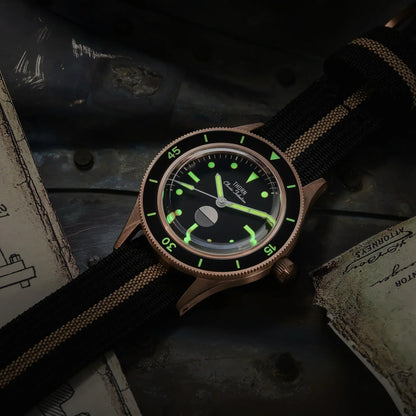 Bronze NH35 Movt 50 fathoms watch THORN SHY039 40mm EU Sapphire 20Bar