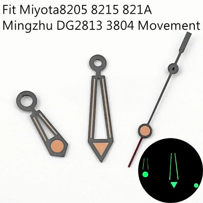NH35 Watch Hands Green Luminous Fit NH35 NH36 ETA2824 2836 Miyota 8205 8215 N821A Mingzhu DG2813 3804 Movement Watch Accessories
