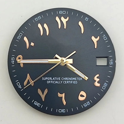 28.5mm watch dial Arabic NH35 dial S dial suitable for NH35 NH36 movement watch accessories repair tool