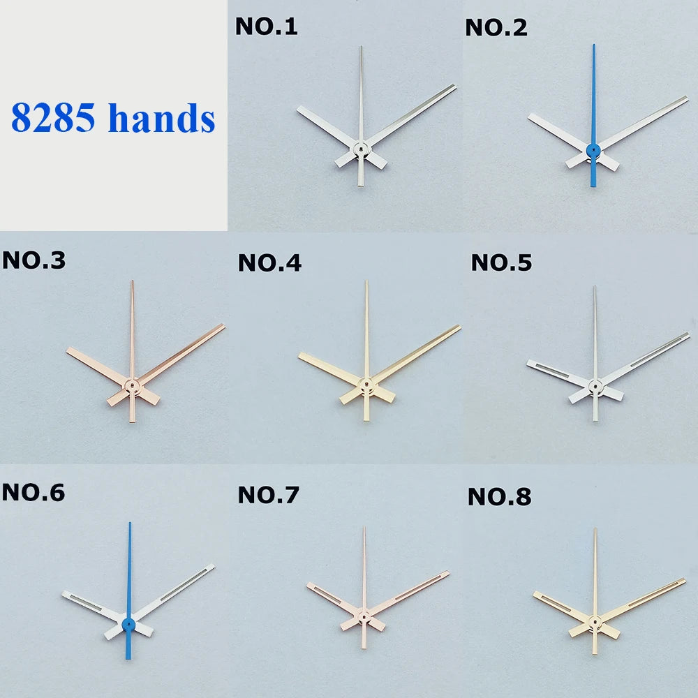 Watch Hands 8285 Hands Blue Grren C3 Luminous Hands Watch Parts for Miyota 8285 Movement Watch Accessories