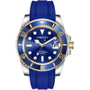 Corgeut 3002 Dive WatchNH35 / miyota 8215 40mm Yacht Watch Two Tone Gold Ceremic Bezel10bar Sapphire