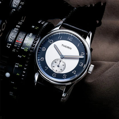 THORN SHY021 38MM Japan Quartz Movement Sterile Dial K1 Glass 5ATM Luminous Sub Second