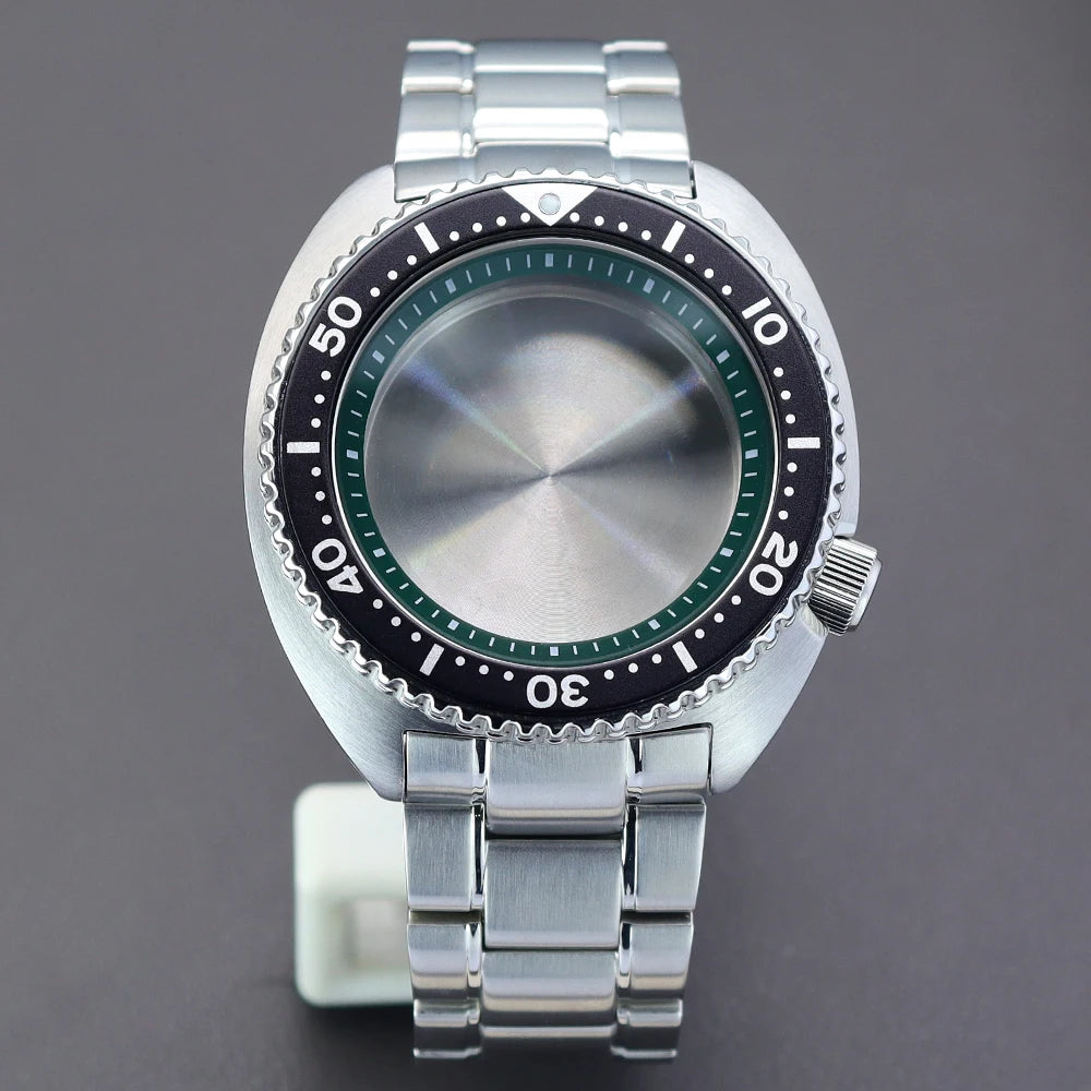 45mm Men's Watch nh35 Cases For NH35 NH36 Modified Abalone NH34 nh38 nh70 4R36 Movement 28.5mm Dial Sapphire Crystal Waterproof