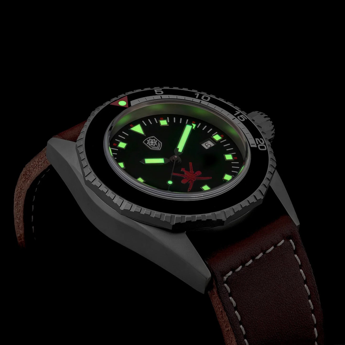 Thorn T019 Titanium Diver PT5000 Automatic Sapphire 20bar 45MM big Watch C3 Lume