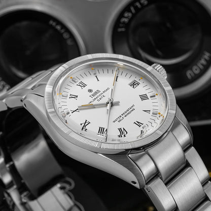 THORN T004 Dress Watcg PT5000 Automatic Domed Sapphire Luminous 10Bar 34MM