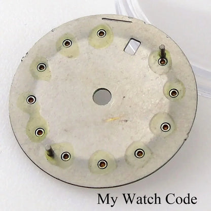 Dial Face fit NH05 NH06 NH07 Watch Movt 20.5mm Sunburst Watch Dial with Rhinestone Markers for 26mm Lady Watch Parts Mod