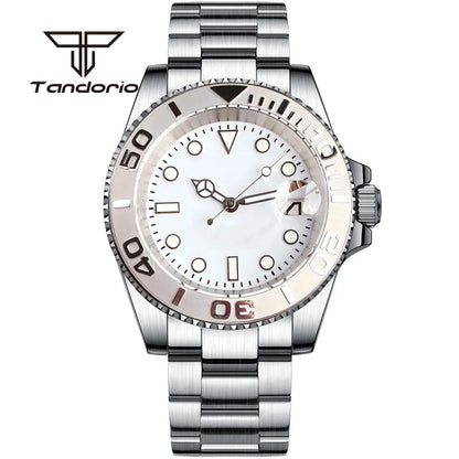 Tandorio Yachtmaster TD243B NH35A 40mm 20BAR Dive Watch Sapphire Rotating Bezel