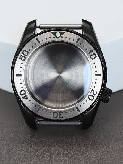 42mm Silvery Men's Watch Cases Bracelet Sapphire Glass For NH35 NH36 NH34 NH38 NH70 Movement NH35 Cases 28.5mm Dial Mod SPB185