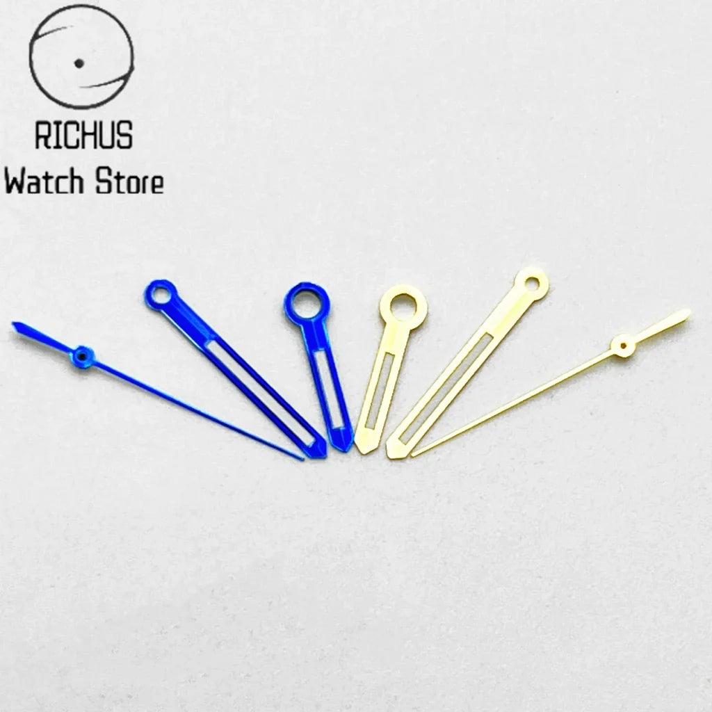 NH35 Hands Silver/Blue Watch Hands Fit NH35 NH36 PT5000 ETA2836 2824 DG2813 3804 Miyota8215 8205 821A Movement Watch Accessories