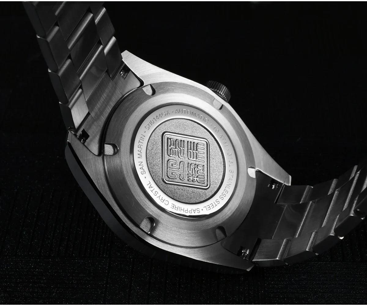 San Martin 36/39/42mm SN0144 JianZhan Dial Gada Watch Miyota 9015 Original Design Men Luxury Dress Automatic Mechanical Watches