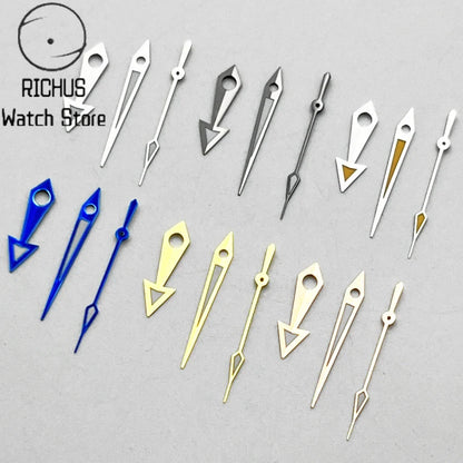 Arrow Watch Hands Silver/Blue/Gold Fit NH35 NH36 PT5000 ETA2836 2824 DG2813 3804 Miyota8215 8205 821A Movement Watch Accessories