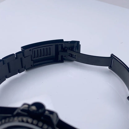 PVD black Sub Watch Case 40mm NH35 Stainless Steel Sapphire Glass case Alloy/Ceramic Bezel Reloaded 28.5mm Date Dial Accessories