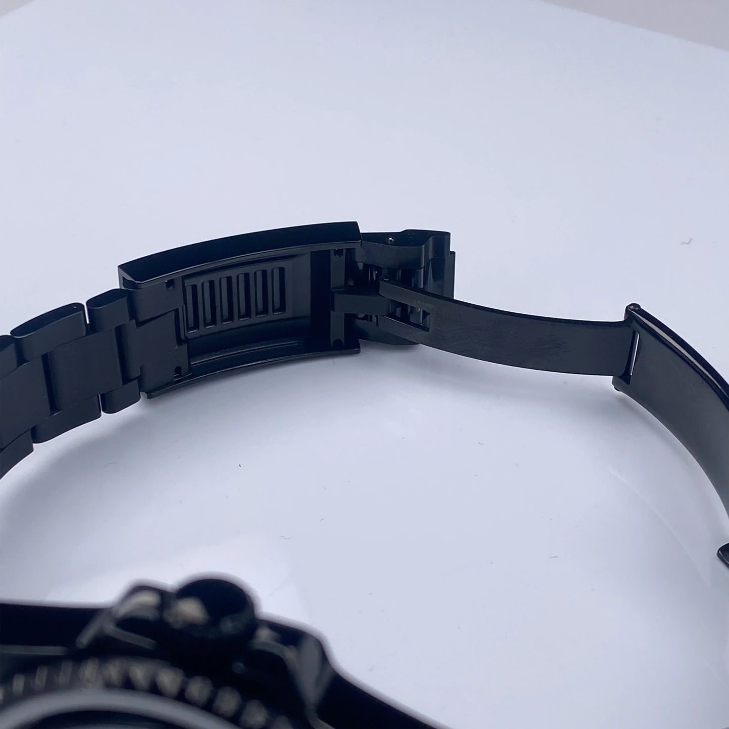 GMT/SUB NH35 watch case 40mm Black Stainless Steel High Quality Sapphire Glass Alloy/Ceramic Bezel case fit nh35 movement