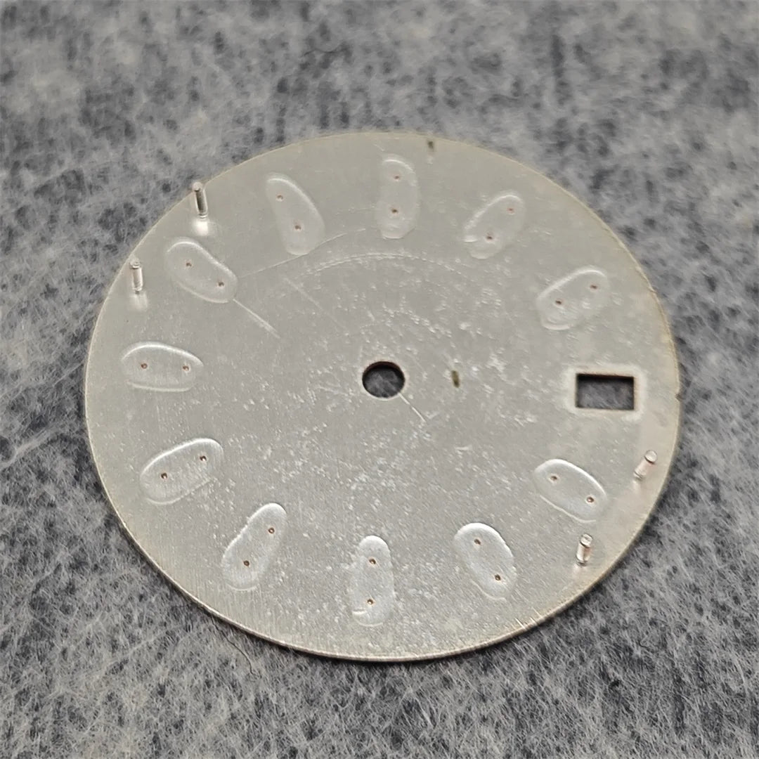 NH35 Watch Dial 28.5mm Log Modified Dial BGW9 Blue Green Luminous Watch Face Modified Watch Accessories for NH35 NH36 movements