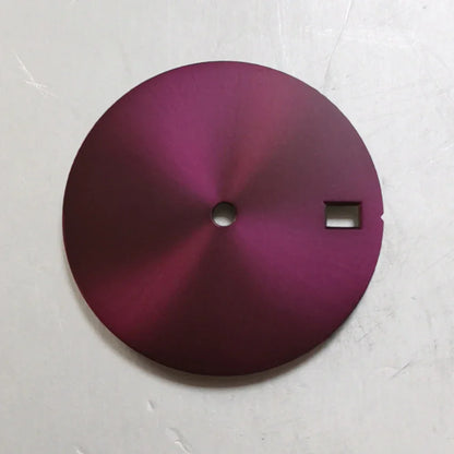 6 Solid Color Metal Watch Dial 28.5mm DIY Watch Faces for NH35/ NH36 Movement  Watch Modification Accessories Customizable Dial