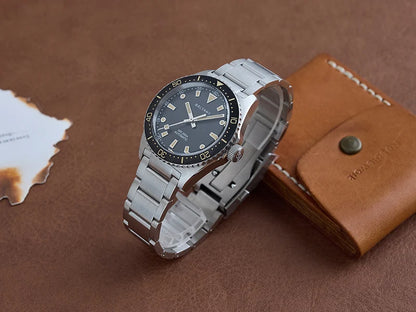 Baltany 39MM Retro Diver Watch Man S3080 Stainless Steel Bracelect NH38 Automatic Watches 200MWaterproof  Classic Sports Watches