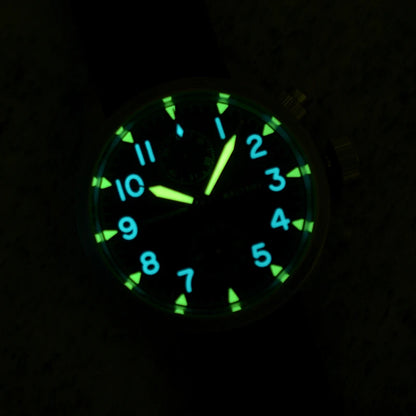 Customizable Baltany Chronograph Watch S5033 39MM Military Quartz Watch VK61  AR Sapphire 100M Waterproof  Swiss Lume