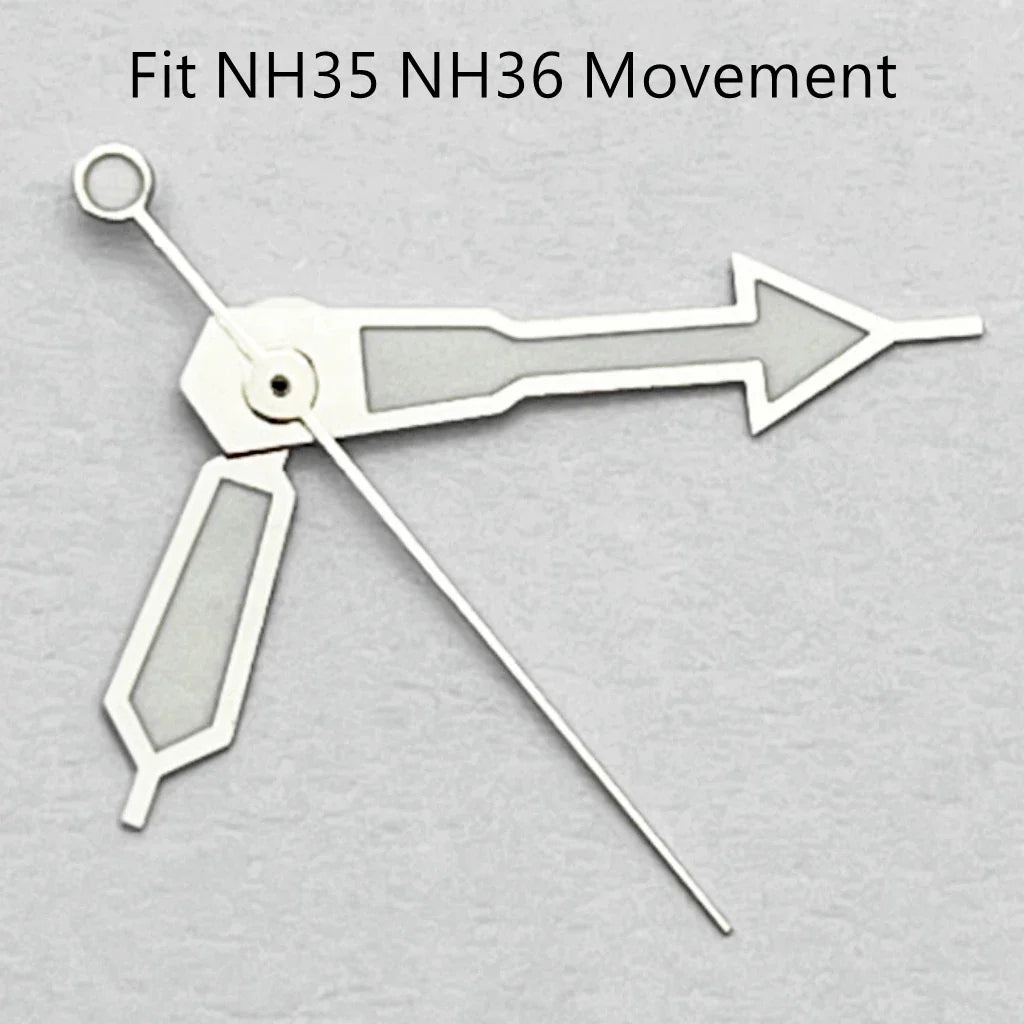 Watch Hands Green Luminous Fit NH35 NH36 ETA2824 2836 Miyota 8205 8215Mingzhu DG2813 3804 Movement Watch Accessories