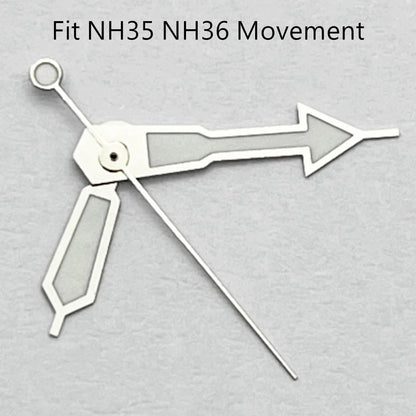 Watch Hands Green Luminous Fit NH35 NH36 ETA2824 2836 Miyota 8205 8215Mingzhu DG2813 3804 Movement Watch Accessories