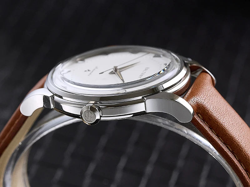 Baltany Dress Watches Man S4090 Dome Sapphire Crystal 9039 Automation Stainless Steel Classic Pie-Pan Dial Mechanical Watch
