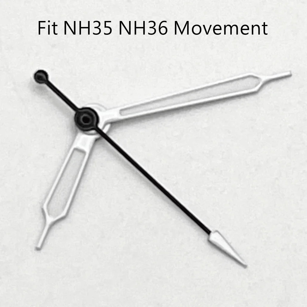 NH35 Hands Silver/Blue Watch Hands Fit NH35 NH36 PT5000 ETA2836 2824 DG2813 3804 Miyota8215 8205 821A Movement Watch Accessories