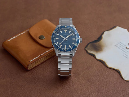 Baltany 39MM Retro Diver Watch Man S3080 Stainless Steel Bracelect NH38 Automatic Watches 200MWaterproof  Classic Sports Watches