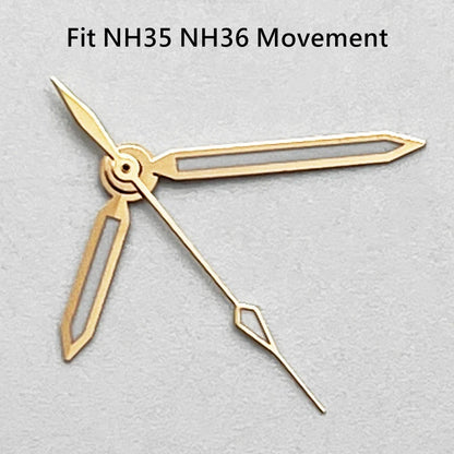 NH35 Hands Silver/Blue Watch Hands Fit NH35 NH36 PT5000 ETA2836 2824 DG2813 3804 Miyota8215 8205 821A Movement Watch Accessories