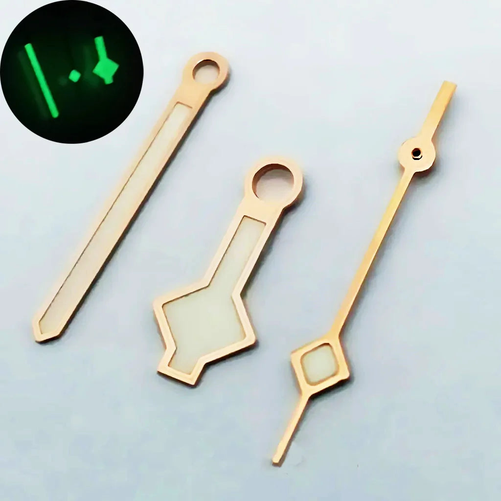 NH35Luminous Hands Snowflake Gold/Silver/Black/Rose Gold Watch Hand Watch Fit NH35 NH36A Miyota 82 Series ETA 2824 2836 Movement