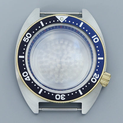 41mm NH35 Watch Case Stainless Steel Accessories For NH35 NH34 Mod Abalone NH36 NH70 Movement 28.5mm Dial Sapphire Crystal Glass