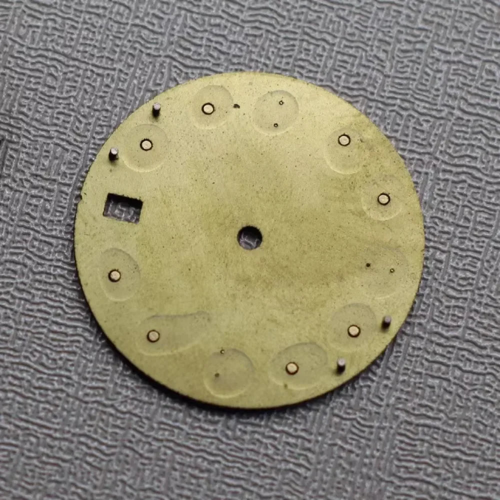 New 28.5mm Watch Dial BGW9/C3 Blue Green Luminous Watch Faces Sunray Dial Watch Accessories for NH35/NH36/4R/7S Movement