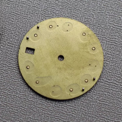 New 28.5mm Watch Dial BGW9/C3 Blue Green Luminous Watch Faces Sunray Dial Watch Accessories for NH35/NH36/4R/7S Movement