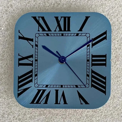 Square NH35 Watch Dial Set NH35 Roman Numeral Dial + Watch Needle New Square Watches Accessories for NH35 NH36 Movement