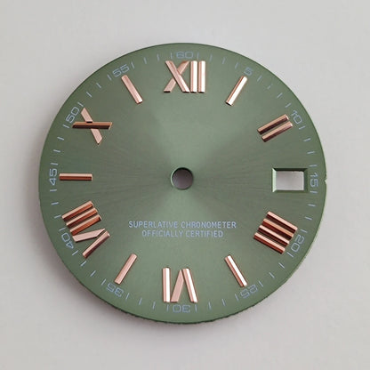 28.5mm NH35 dial Roman dial S Dial Modified Dial for NH35/NH36 Automatic Movement Watch accessories