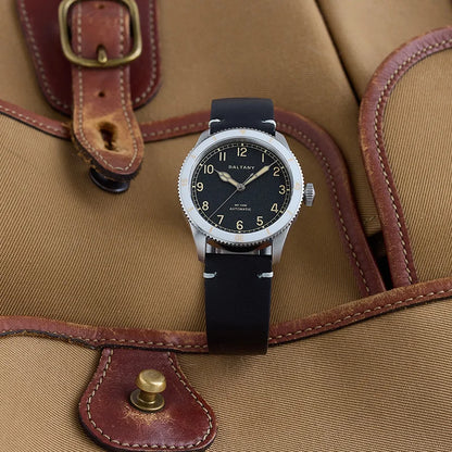 Baltany 38MM Military Watch Men  S2076 NH38 Automation Stainless Steels 100m Waterproof Vintage Khaki Aviation Homage Watch