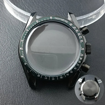 39.7mm watches metal case FIT VK63 movement case watch accessories watch parts Fits 20mm strap Watch Box