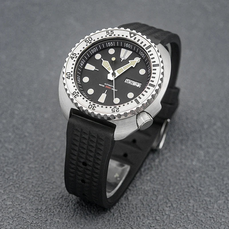 Sterile Turtle Diver SKX 6105 6309 Abalone 20Bar 44MM NH36A Automatic Sapphire
