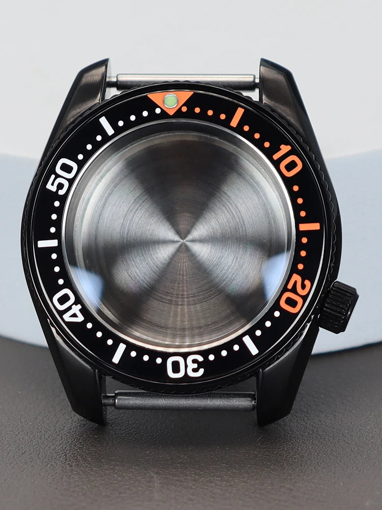 42mm Silvery Men's Watch Cases Bracelet Sapphire Glass For NH35 NH36 NH34 NH38 NH70 Movement NH35 Cases 28.5mm Dial Mod SPB185