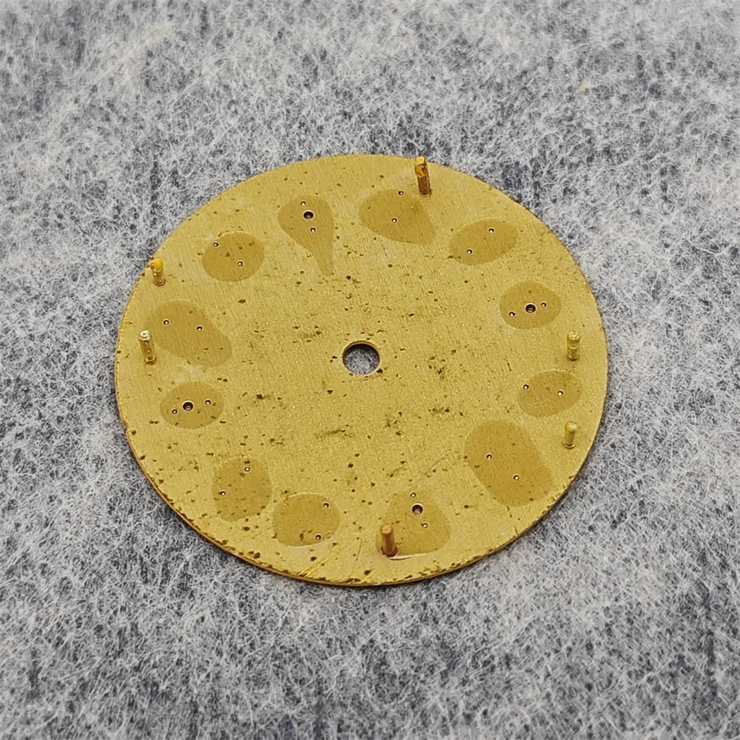 28.5mm Watch Dial Colorful Enameled Surface with Green Luminous Watch Faces for NH35/ ETA2836/ 8215 Mechanical Movement