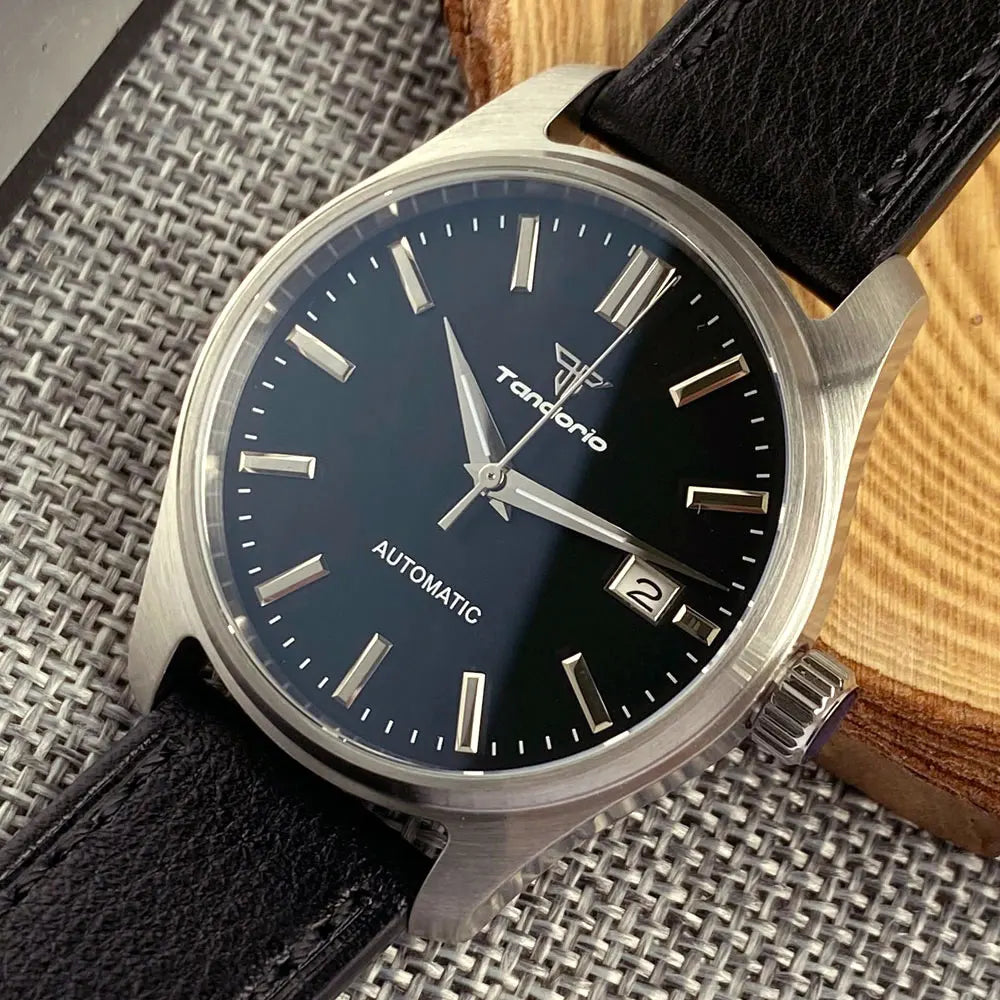 Tandorio pilot Automatic Watch 39mm NH35A Movement 20ATM Auto Date Sapphire TD159