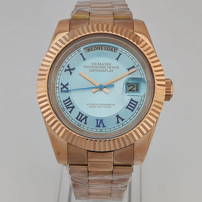 Miyota 8285 Day-Date watch TDD003 39mm 10bar Waterproof Sapphire