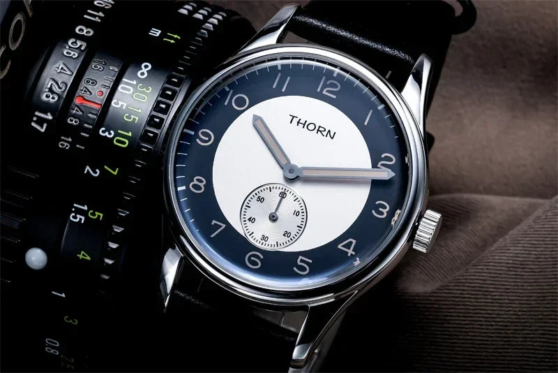 THORN SHY021 38MM Japan Quartz Movement Sterile Dial K1 Glass 5ATM Luminous Sub Second