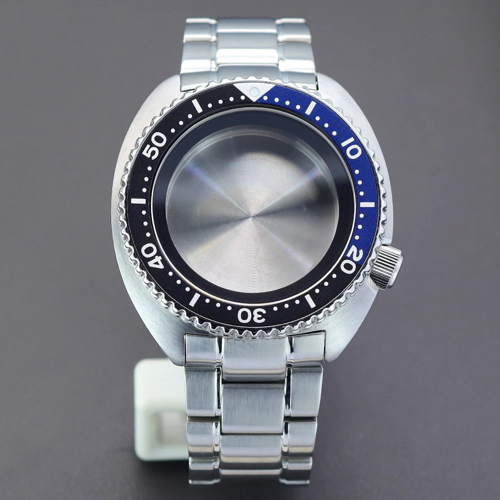 45mm Men's Watch nh35 Cases For NH35 NH36 Modified Abalone NH34 nh38 nh70 4R36 Movement 28.5mm Dial Sapphire Crystal Waterproof